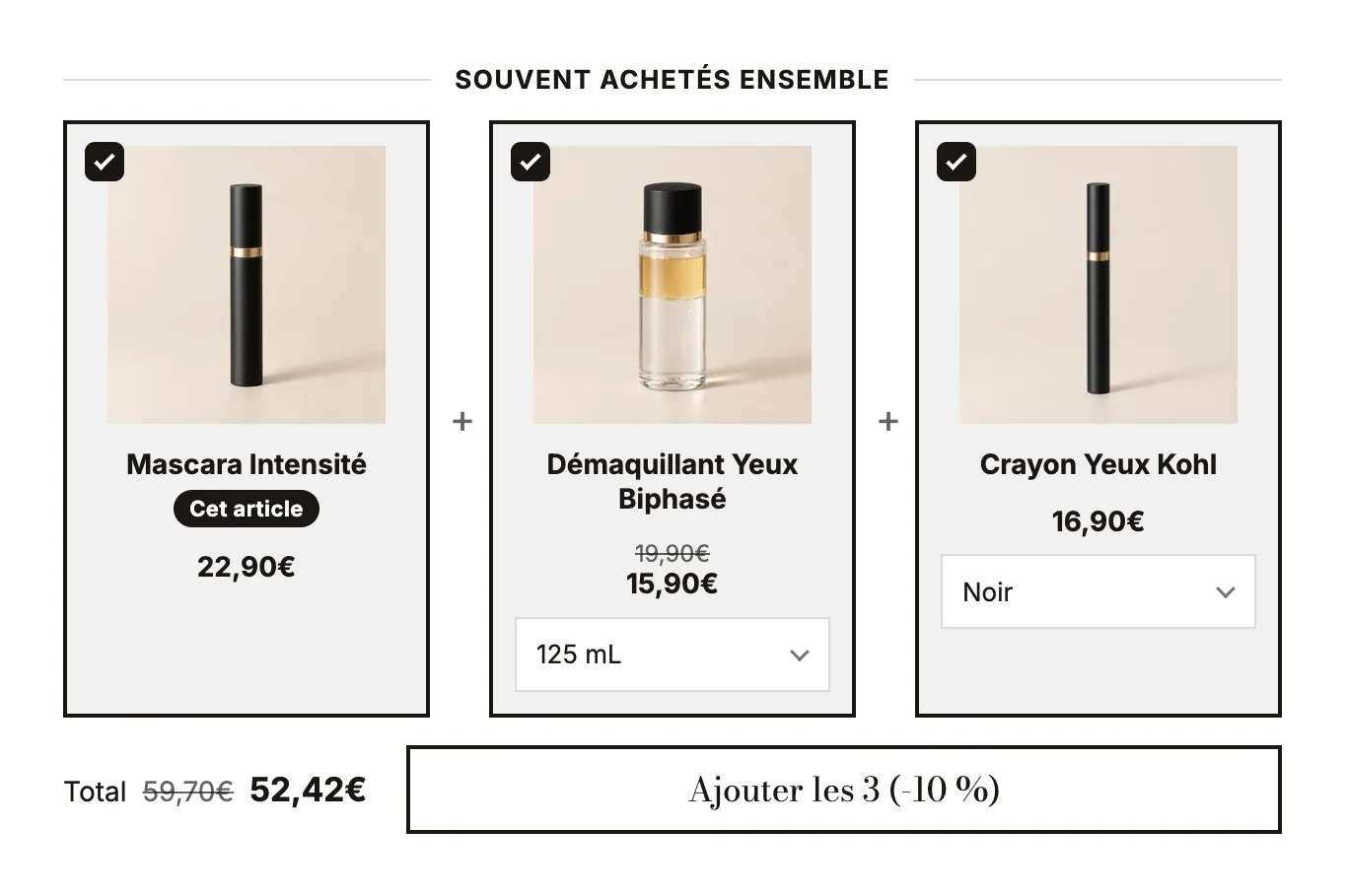 Aperçu : Souvent achetés ensemble