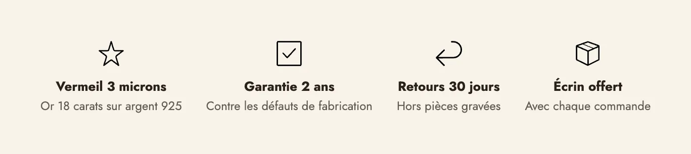Aperçu : Badges de réassurance