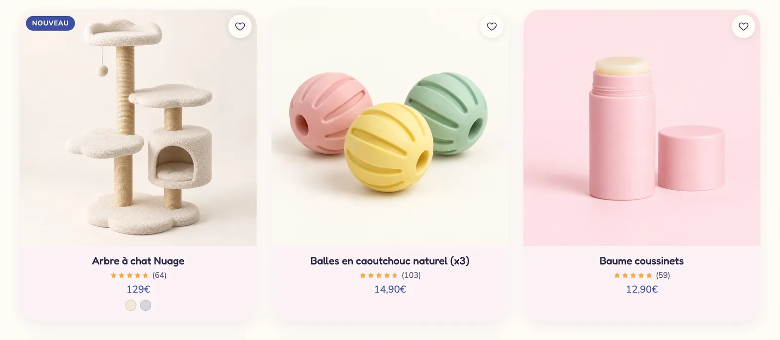 Aperçu : Note et avis sur les cartes produit