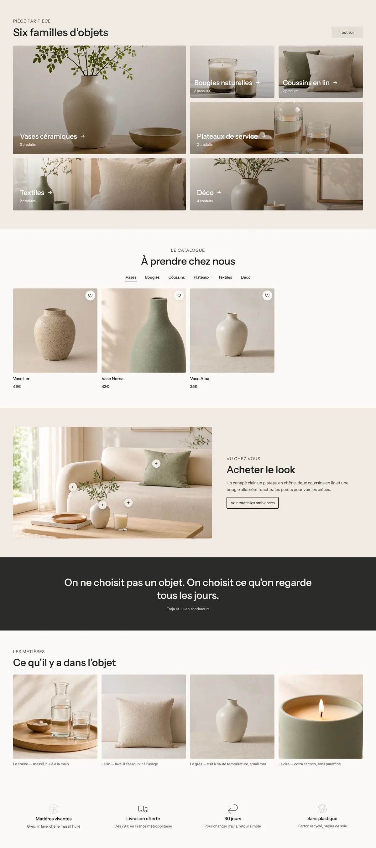 Aperçu : Palettes de couleurs